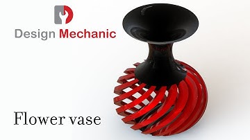 #103 Solidworks Tutorial | Flower Vase | Part Modelling | Design Mechanic