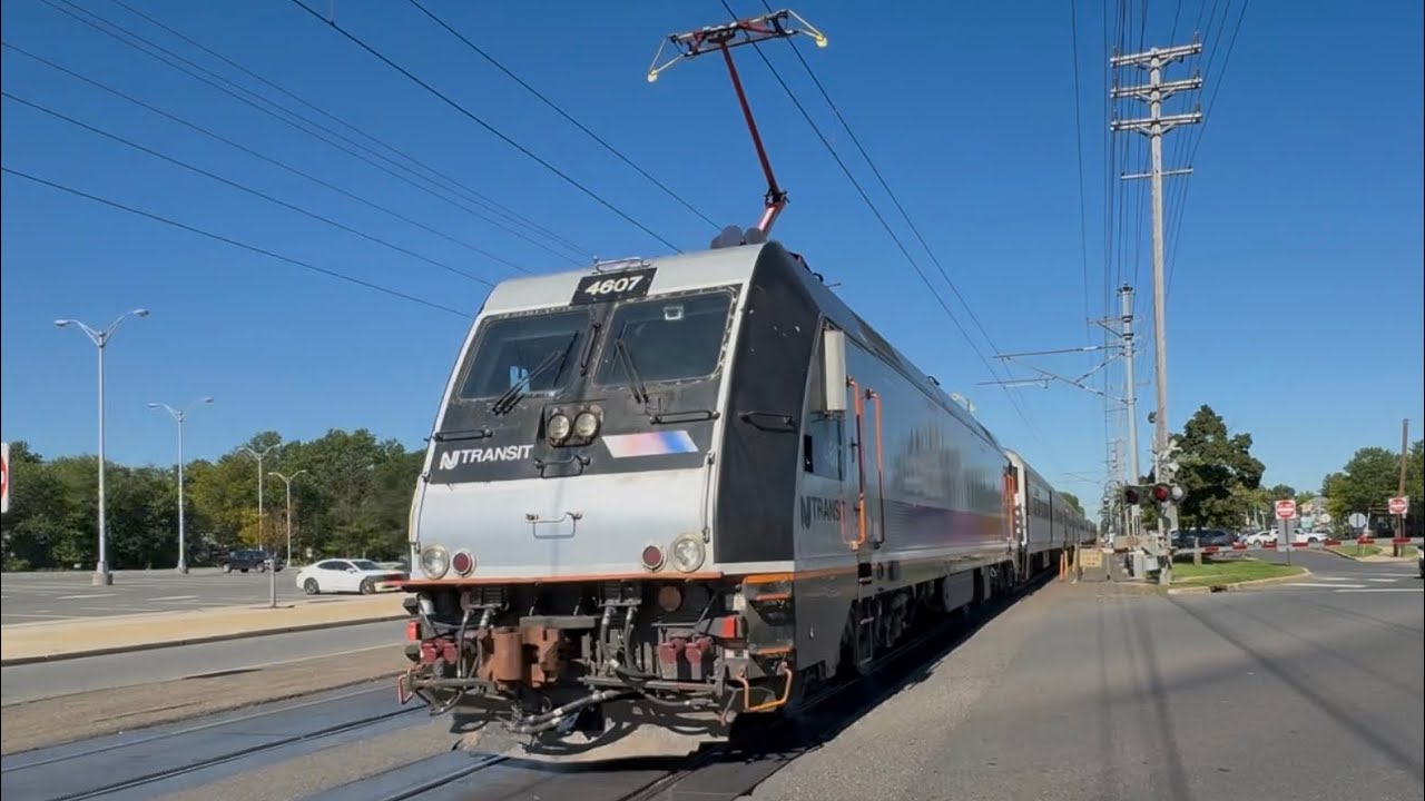NJ Transit ALP-46 #4607 NJCL Train 7229 Oceanport Ave Little