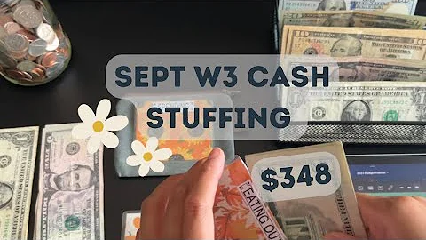 Sept W3 Cash Stuffing | $348 | Building my Emergency Fund | Weekly Budget