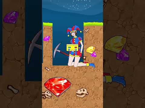 Never Give Up!! Will You Help Pomni Find The Treasure? | TADC | Funny Animation #shorts