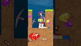 Never Give Up!! Will You Help Pomni Find The Treasure? | TADC | Funny Animation #shorts image