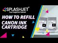 How to refill canon pfi series ink cartridge  quick canon ta ink refill  step by step guide