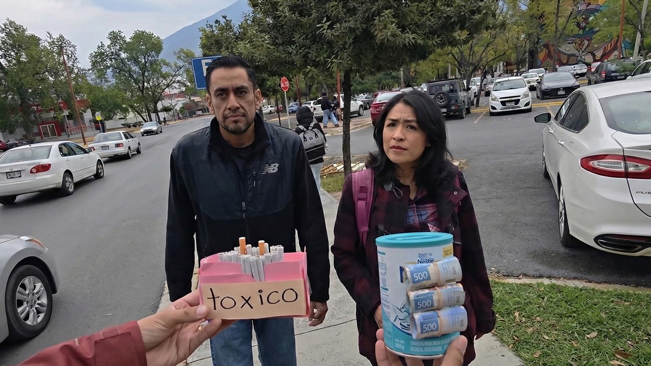 Le dí leche llena de billetes a madre joven desesperada por salvar a su familia 😭 lloramos