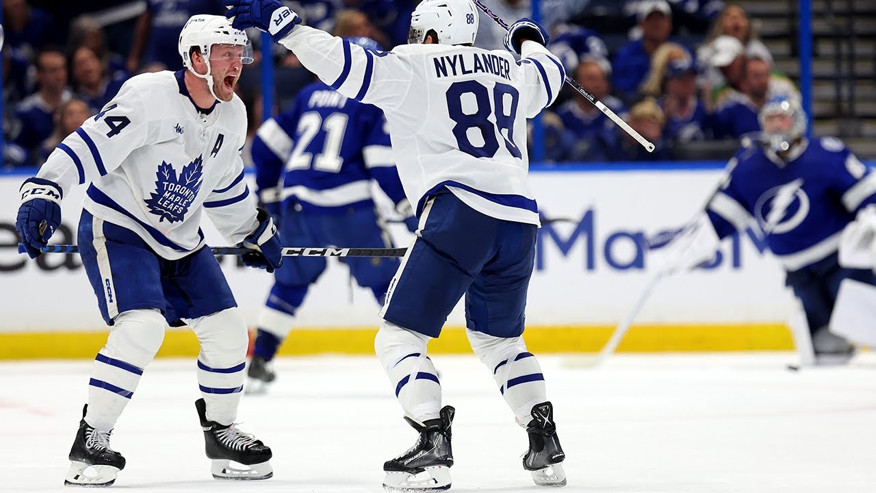 Toronto Maple Leafs Vs Tampa Bay Lightning Inglasco 2023 Stanley