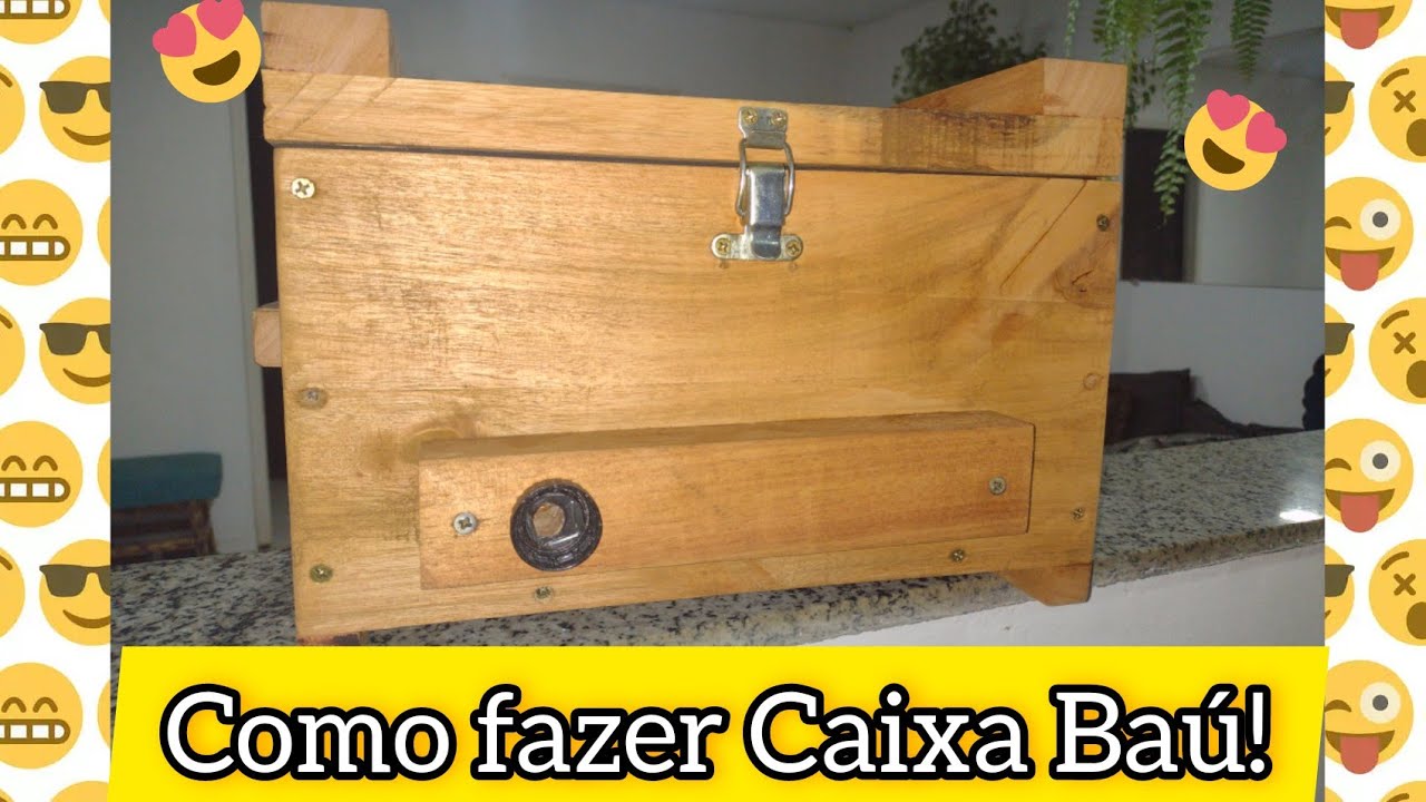 Como fazer caixa Baú para abelhas sem ferrão!