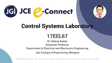 JCE EEE Control System Laboratory 17EEL67 Exp. 7 Part 1