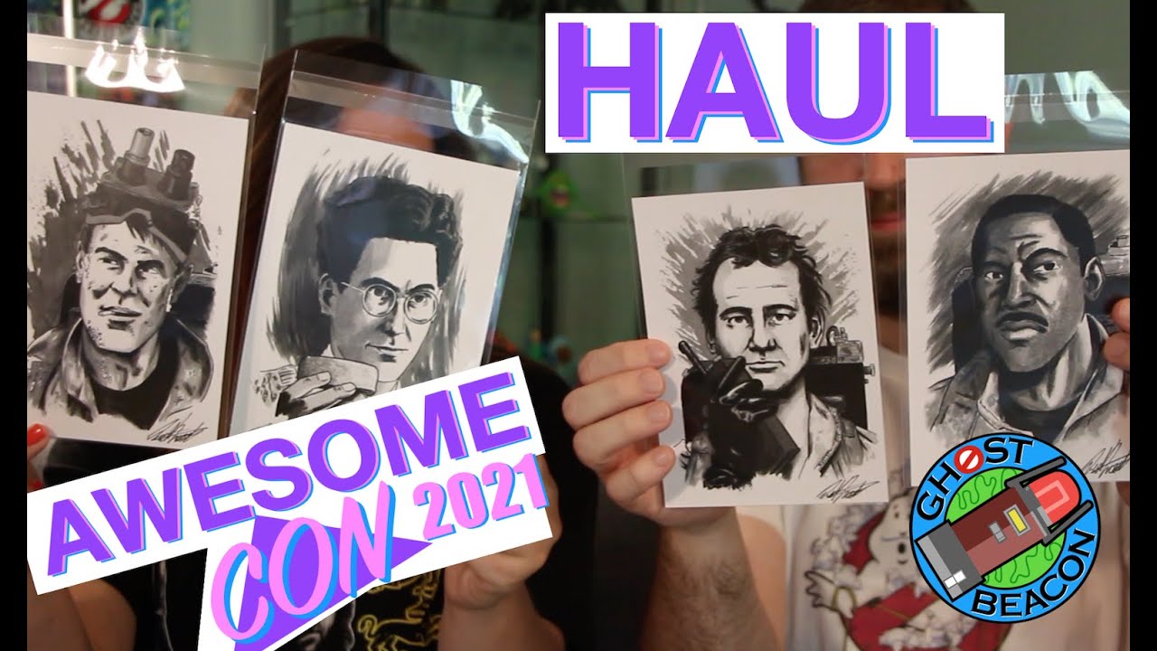 Awesome Con 2021 - Haul video - we bought fantastic artwork