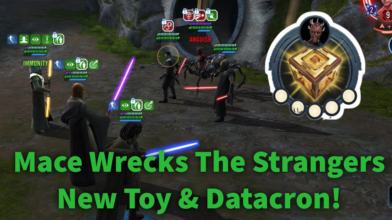 Мастер-джедай Мейс, Депа и Храмовый страж против Странника, Мола (подпитываемого ненавистью) и СК...