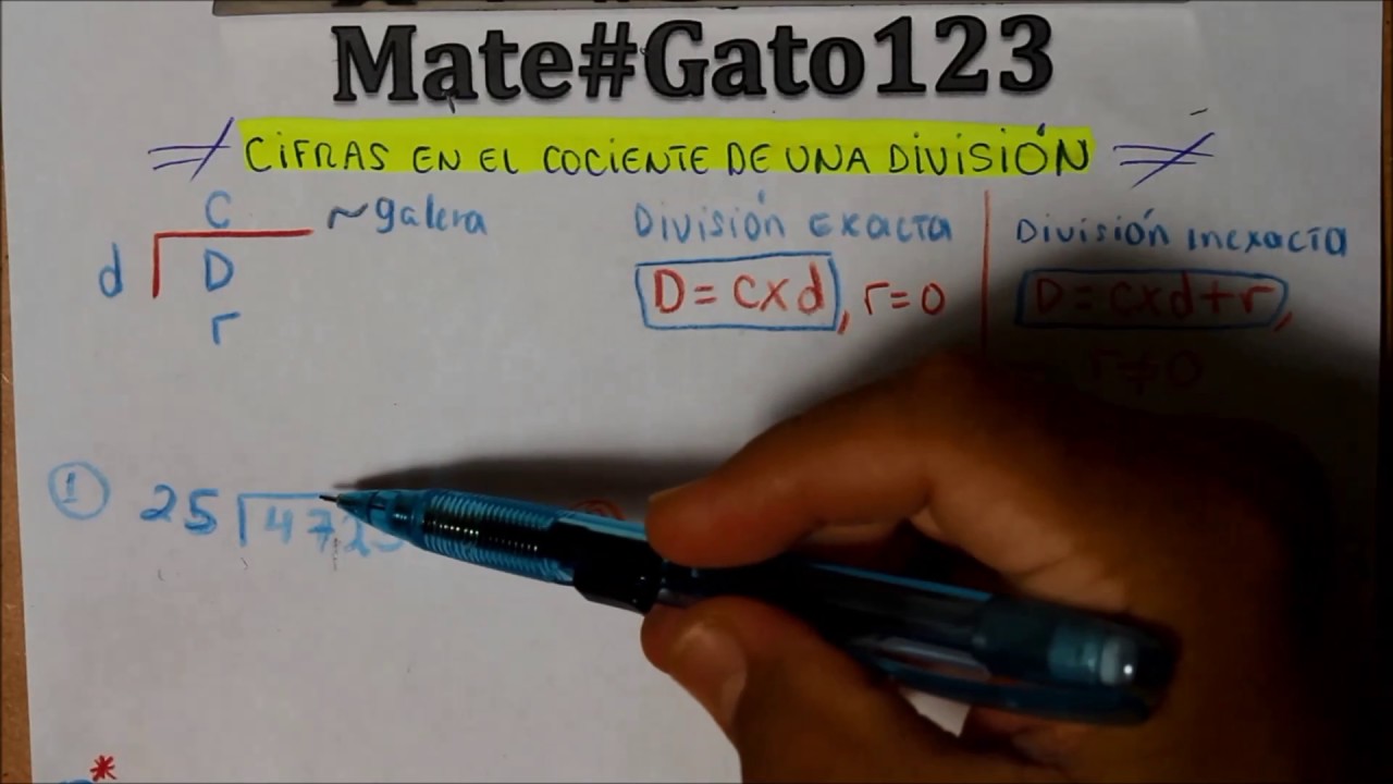 Cifras de un Cociente (División) - YouTube