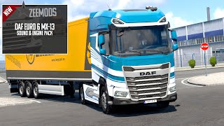 ETS2 | DAF XG+ (Euro 6 MX-13 Sound & Engine Pack by Zeemods) Euro Truck Simulator 2 2K gameplay