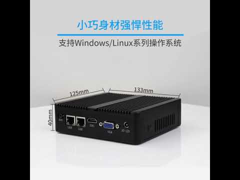 Fanless Mini PC Celeron J1900 J1800 Windows 10 Linux Dual LAN Celeron N2810 HDMI WIFI  Computer Pc