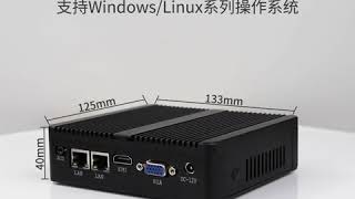 Fanless Mini PC Celeron J1900 J1800 Windows 10 Linux Dual LAN Celeron N2810 HDMI WIFI  computer pc
