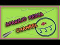 Hacer aparejo sencillo para pesca a chambel fcil de tres anzuelos