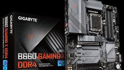 GIGABYTE B660 GAMING X DDR4 Motherboard Unboxing and Overview