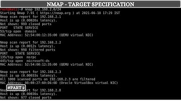 Nmap - Target Specification | #Part 2 | [ தமிழில் ]