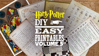 DIY Harry Potter Printables Vol. 5