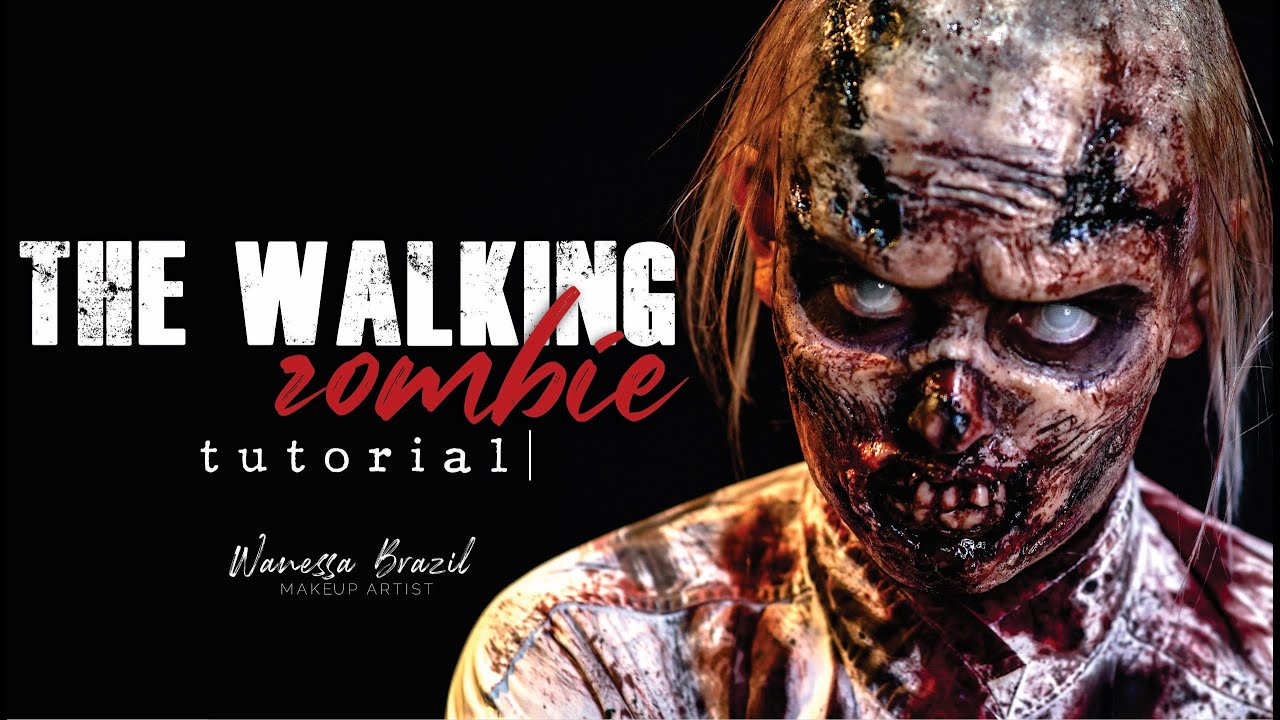 ZUMBI THE WALKING DEAD, Maquiagem Artística de Terror