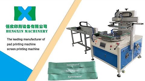 Rotary Screen Printing Machine for Latex Bands Silk Screen Printer with Unloading Robot