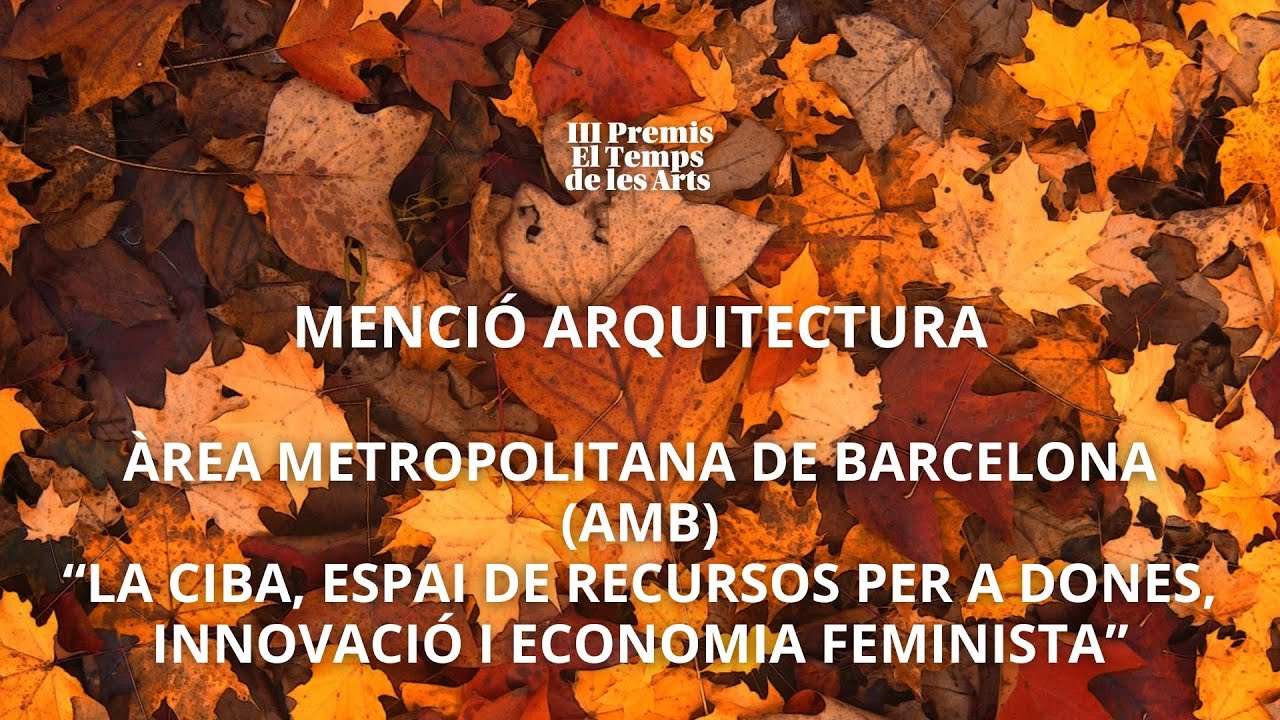 Menció Arquitectura III Premis El Temps de les Arts