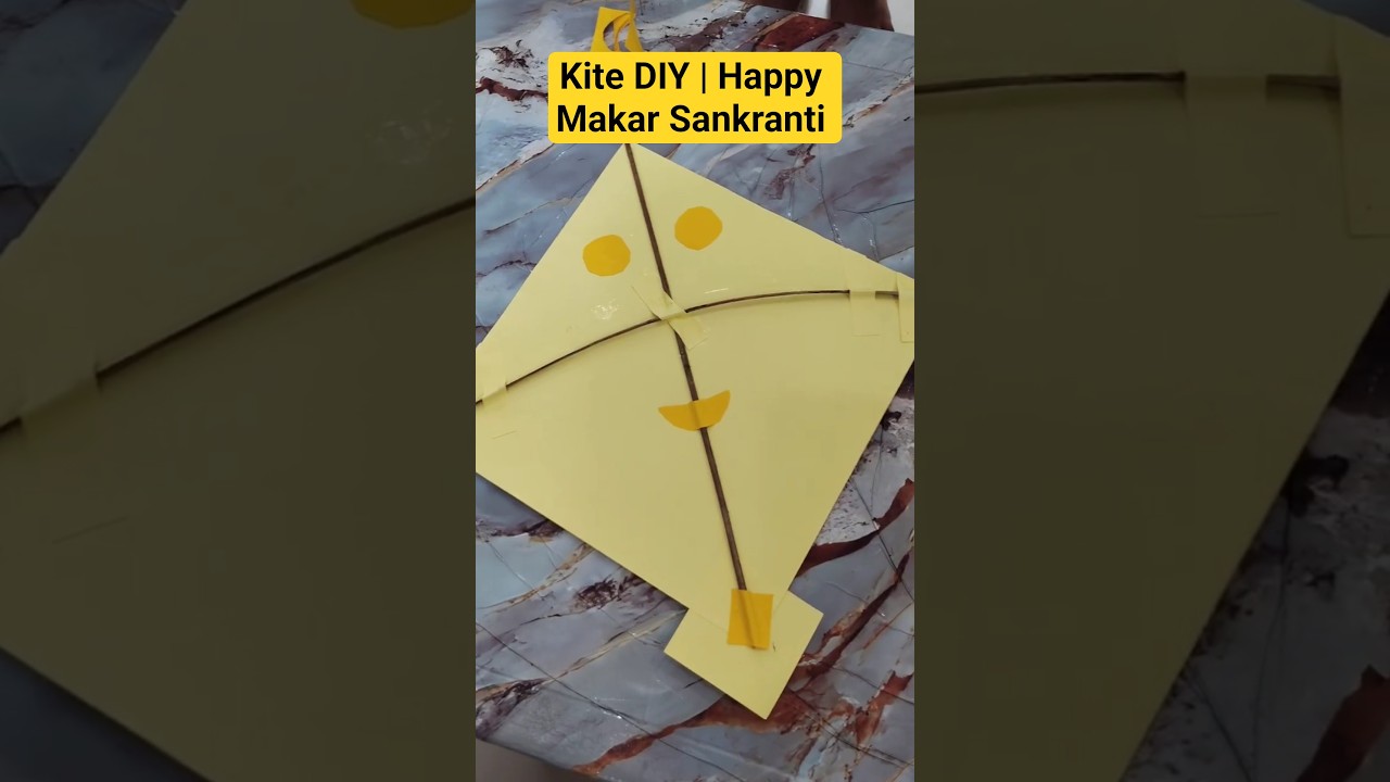 Simple Kite DIY for Kids 🪁| Fun Craft Activity at Home 