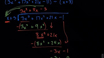 5.5.1 Polynomial Long Division