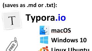 This free app saves as md or txt (Mac, Windows or Linux) screenshot 4