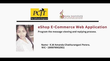 Program the message viewing and replying process.(eshop 48)