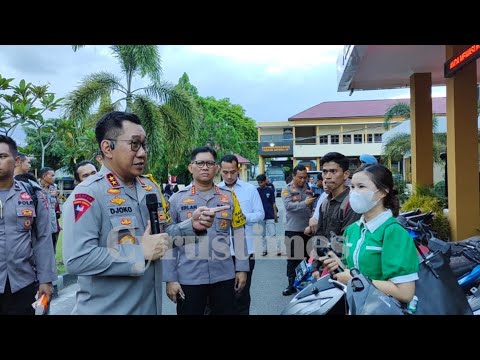 DELAPAN TERSANGKA KASUS CURANMOR BERHASIL DITANGKAP POLDA KALTENG DAN POLRESTA PALANGKA RAYA