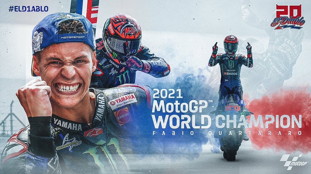 Fabio Quartararo is the 2021 MotoGP World Champion 