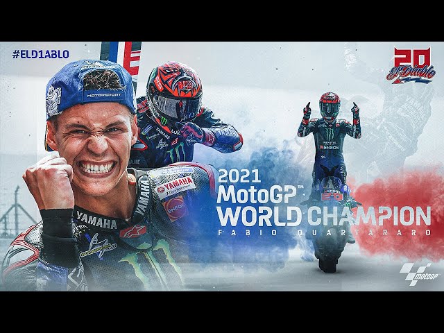 Fabio Quartararo is the 2021 MotoGP World Champion