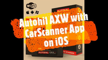Step by Step connection guide for Autohil AXW OBD2 with Car Scanner ELM OBD2 app on iPhone (iOS)