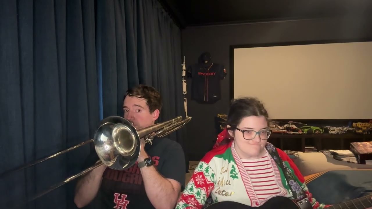 Jingle Bells trombone/guitar duet