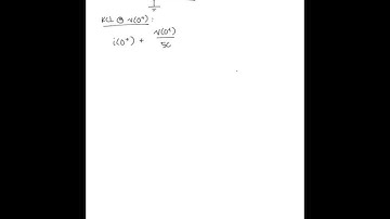 Second-Order Circuits, Boundary Conditions Part 4 of 4