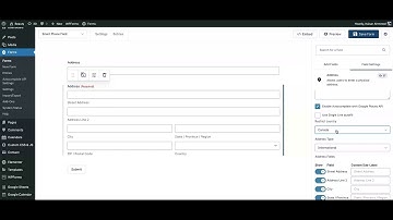 Address AutoComplete For Gravity Forms