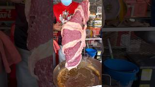 Famous The Biggest Fried Beef In Bangkok Thailand - Thai Street Food