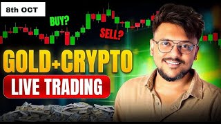LIVE Bitcoin Solana Ethereum Trading | Bitcoin Crypto Gold Live Trading | Trading With Avijit Tech