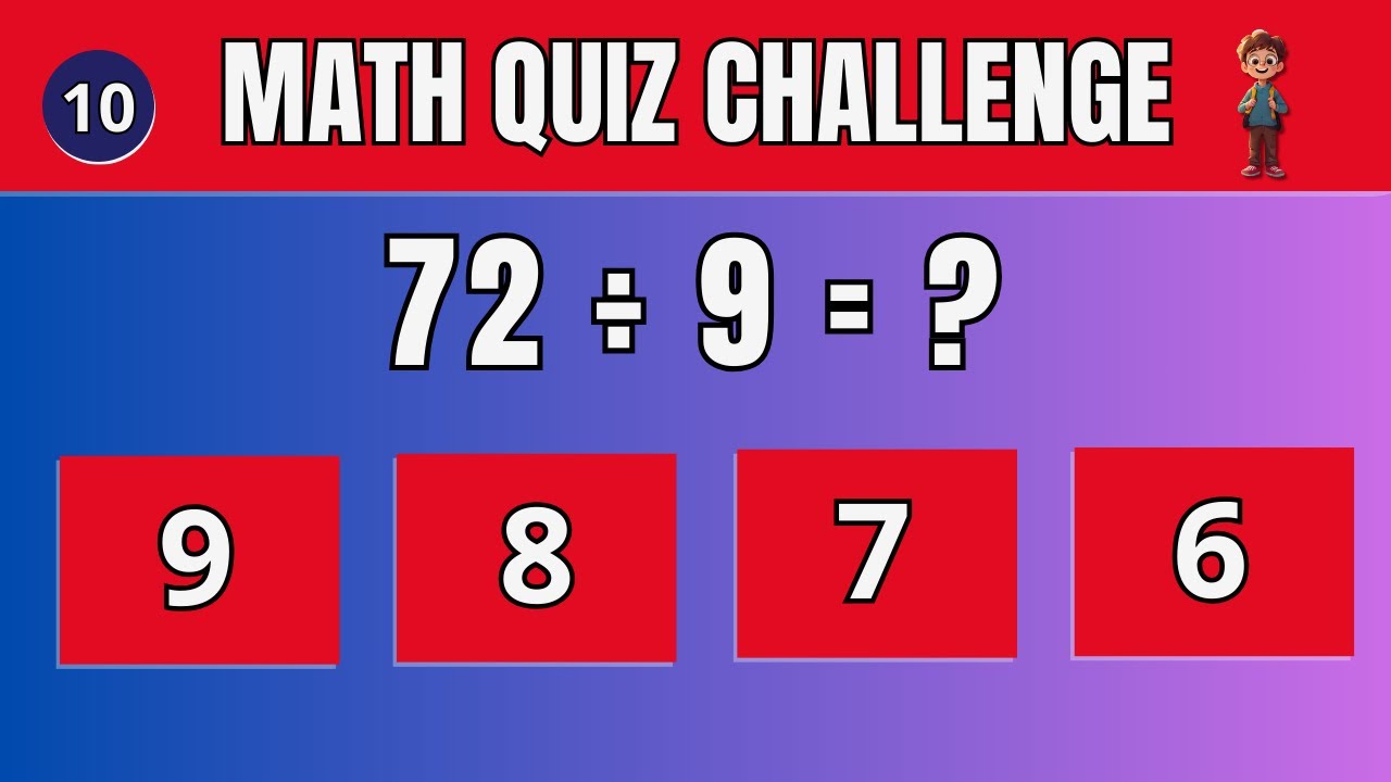 Brain Boosting Math Quiz for Grade 3 – Let’s Go! 🚀 - YouTube