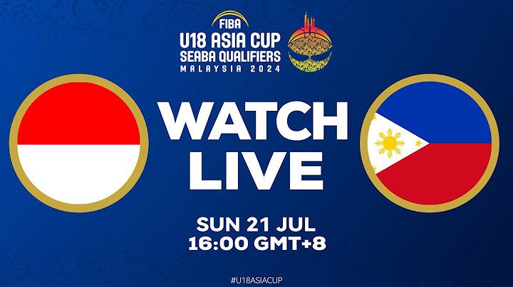 Indonesia v Philippines | Full Basketball Game | FIBA U18 Asia Cup 2024 - SEABA Qualifiers