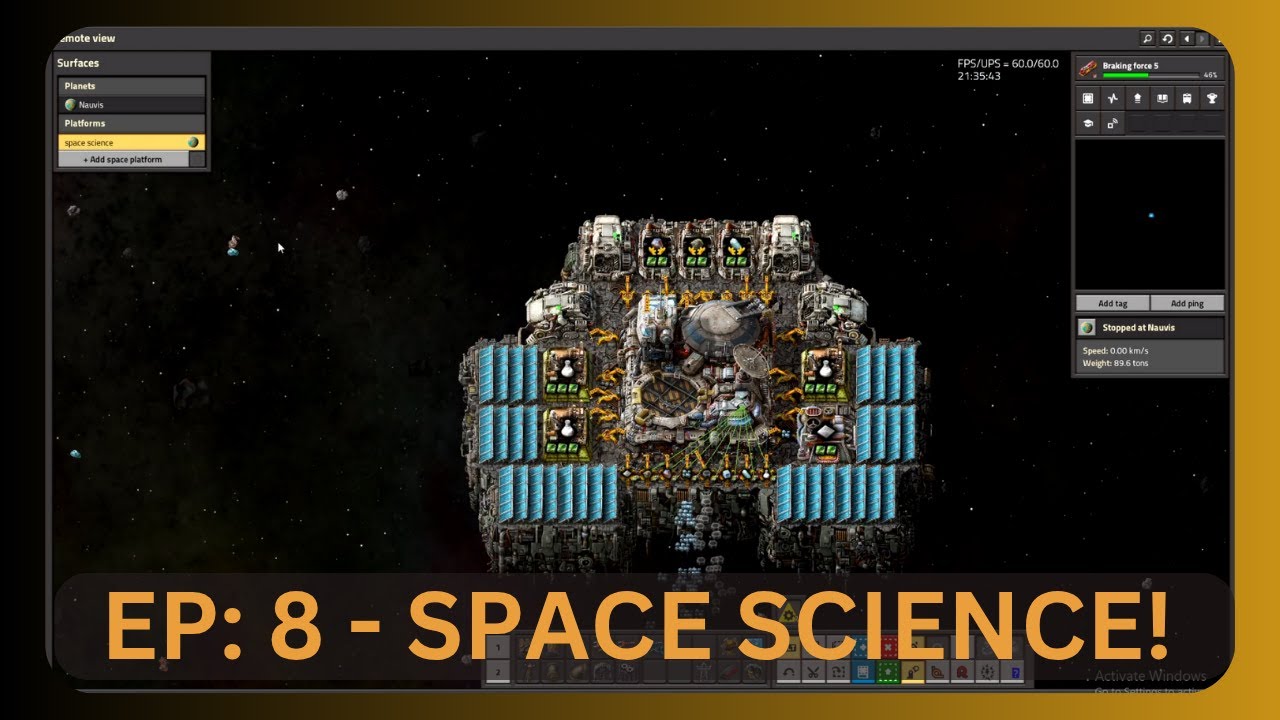FACTORIO SPACE AGE: Full Playthrough - EP 8 - YouTube