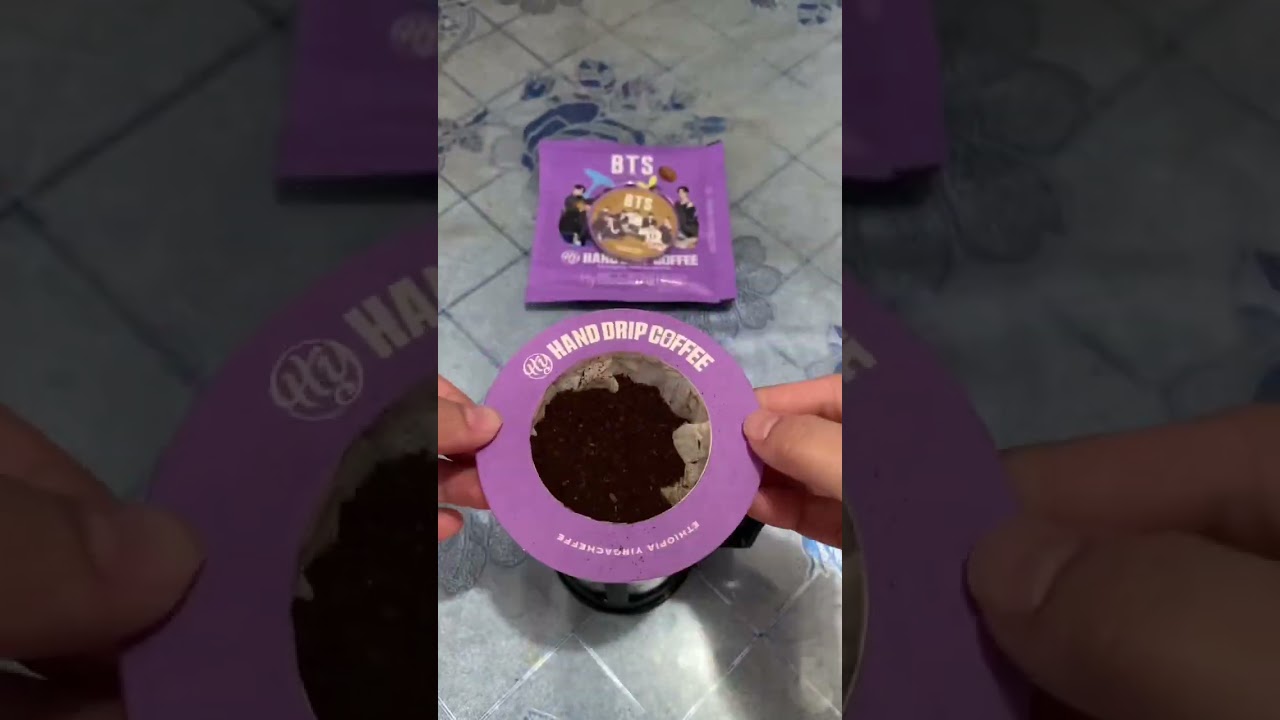 BTS HAND-DRIP COFFEE , HOT BREW COFFEE K-COFFEE K-FOOD K-CULTURE
