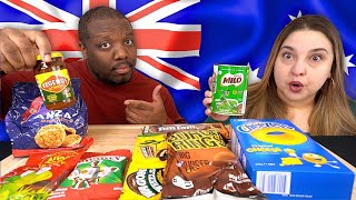 Americans Trying AUSTRALIAN SNACKS For the First Time [Part 2]