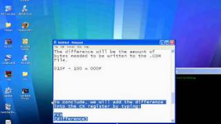 [ASM] Tutorial 1: Printing 'Hi' in Debug.com Wealth