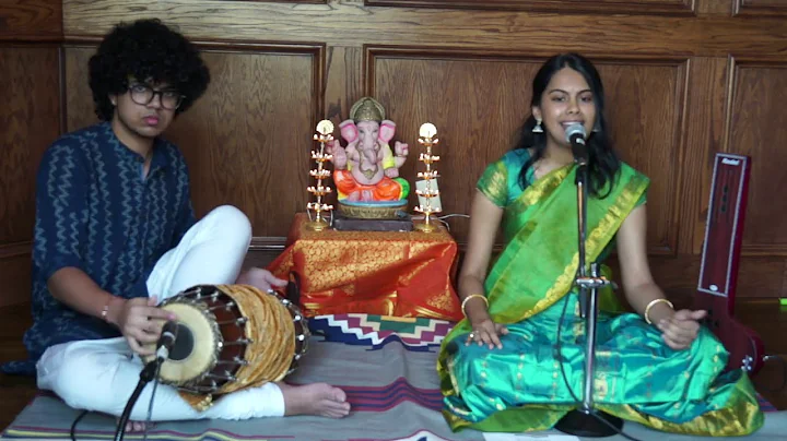 Ganesha Kritis - Vocal: Anjali Prabhala Mridangam: Aditya Iswara