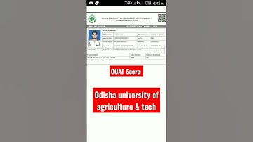 My OUAT score//odisha university of agriculture and technology #ouatexam #ouat #ouatentrance #shorts