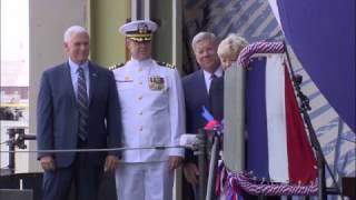 USS Indiana Nuclear Attack Submarine Christening Ceremony