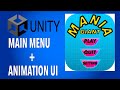 How to Make Main Menu In Unity With Animation