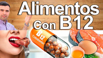 ¿Qué alimentos contienen mucha vitamina B12?