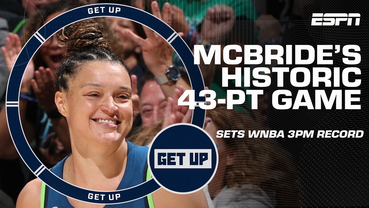 Does Kayla McBride's HISTORIC NIGHT prove the Lynx are far above the rest of the WNBA? 🤨 | Get Up