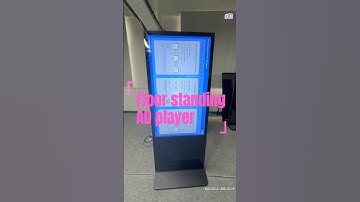 Make your advertising unique! The trend-setting floor-standing advertising machine#floorstanding