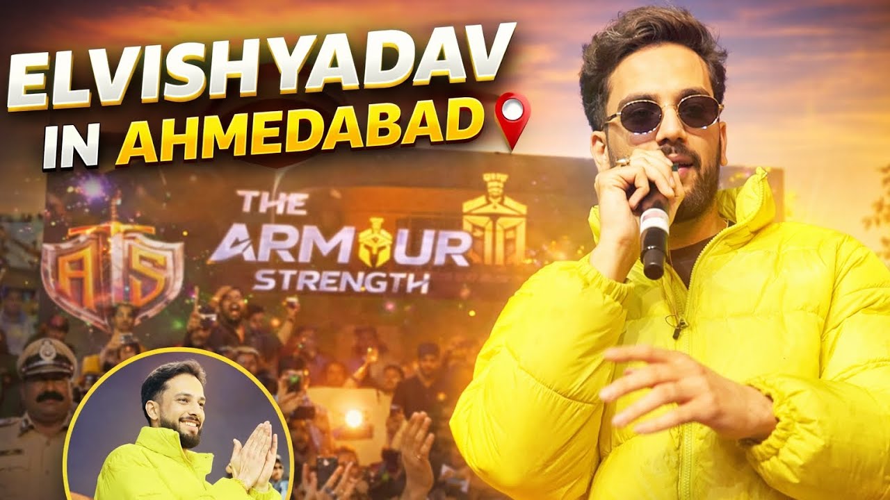 अहमदाबाद पहुंचते ही छा गए एल्विश यादव 😱 Elvish Yadav Ahmedabad ❣️